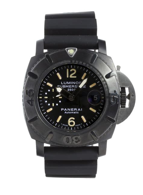 panerai submersible 2500 black|Panerai submersible price.